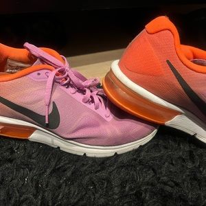 Pink/orange Nike air max